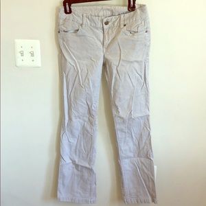 J. Crew corduroy pants in light khaki or stone